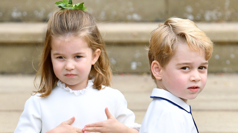 Princess Charlotte and Prince George