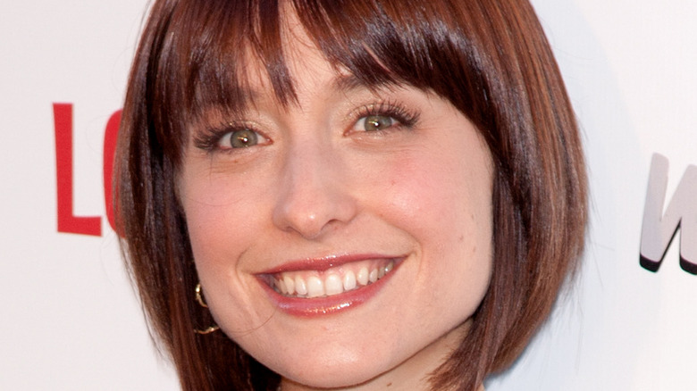 Allison Mack smiling