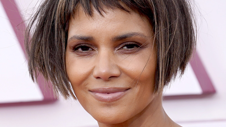 Halle Berry smiling