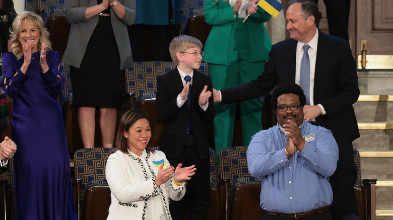 Joshua Davis in the audience 