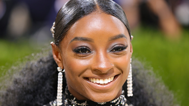 Simone Biles smiling