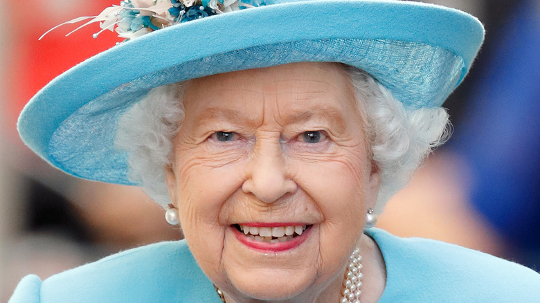 Queen Elizabeth smiling