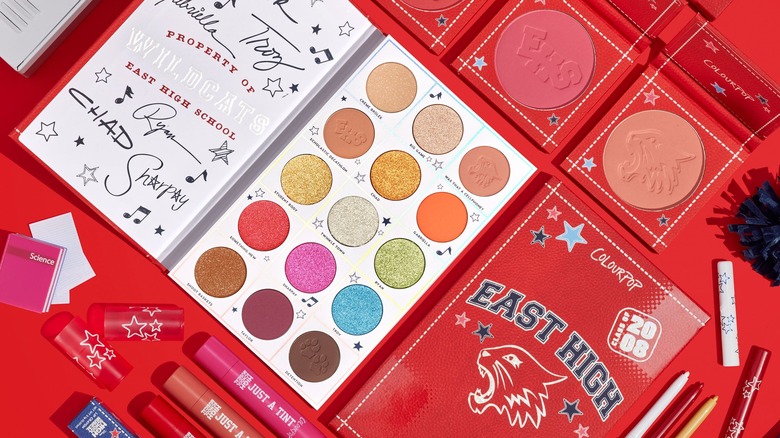 Product image of ColourPop's High School Musical makeup line