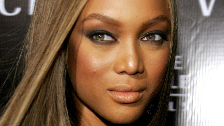 Tyra Banks on the red carpet