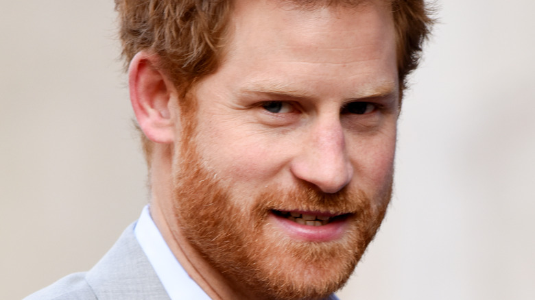 Prince Harry smiling