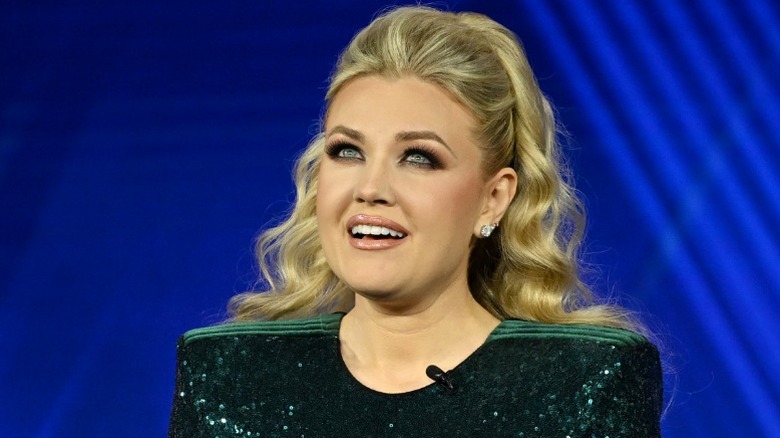 Erika Kirk accepts the inaugural Charlie Kirk Legacy Award during the 2025 Fox Nation Patriot Awards in Greenvale, NY (2025)