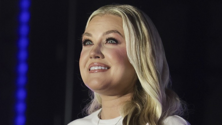 Erika Kirk speaks during a Turning Point USA event in Oxford, MS (2025)