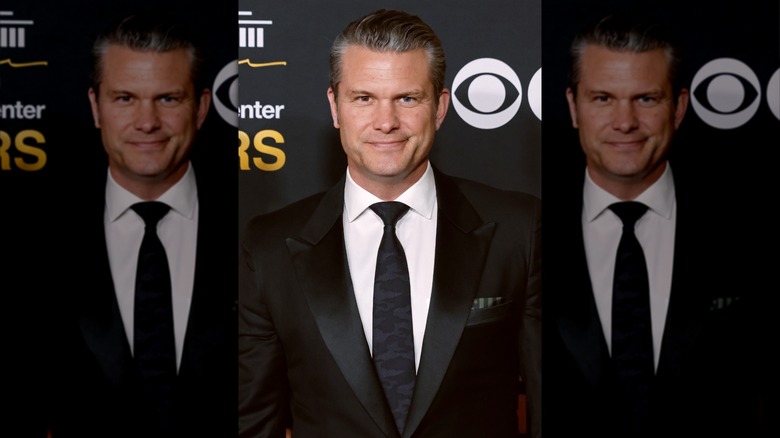 Pete Hegseth on the Kennedy Center Honors red carpet in 2025