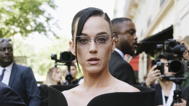 Katy Perry attends the Balenciaga Haute Couture show as part of Paris Fashion Week in Paris, France (2025)