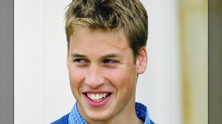 Young Prince William smiling