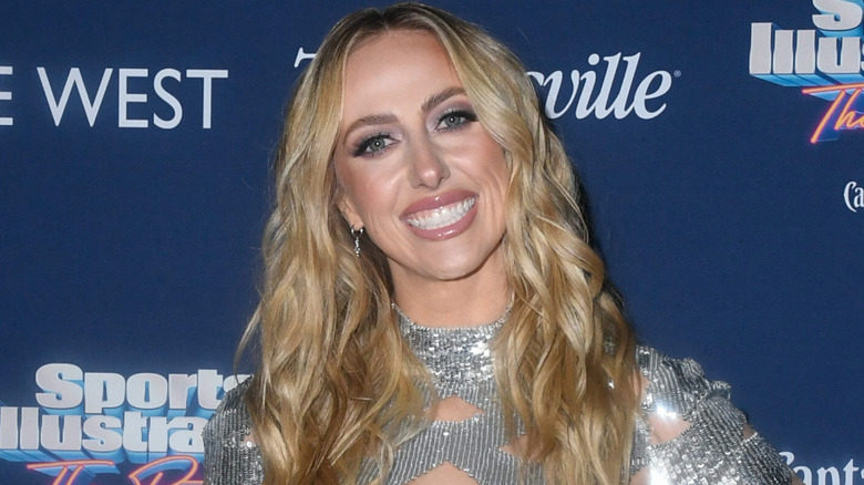 Brittany Mahomes silver dress