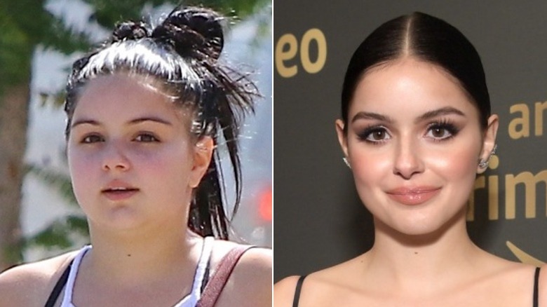 Ariel Winter without makeup / with makeup