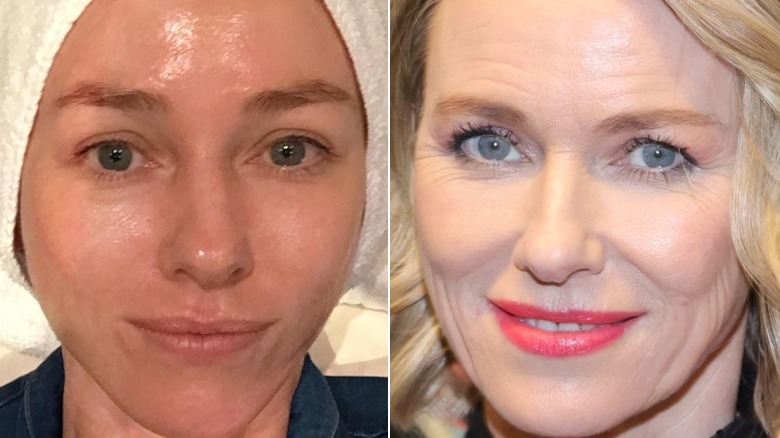 Naomi Watts spit image no makeup