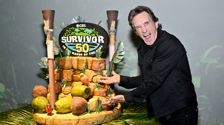Jeff Probst at the "Survivor Season" 50 premiere in 2026