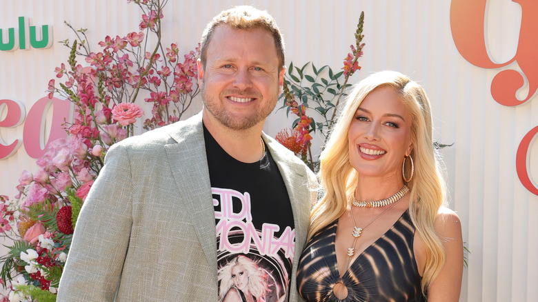 Heidi and Spencer Pratt (former "The Hills" cast members) posing at an event in 2025