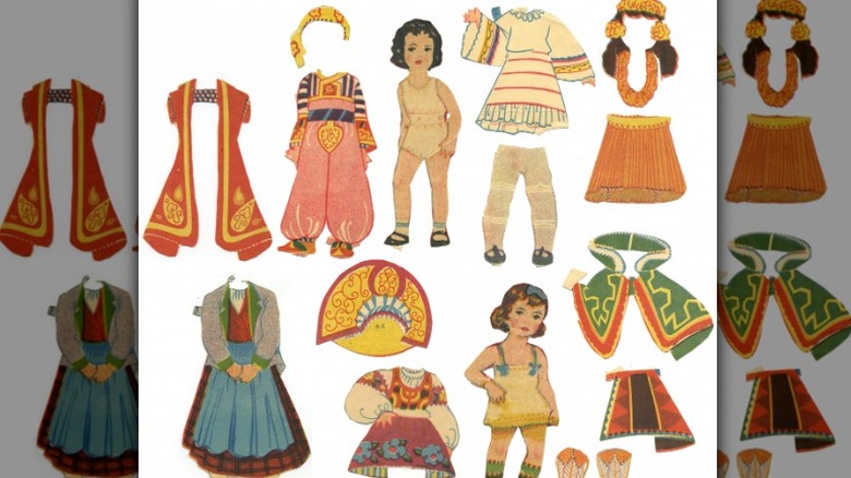 Paper doll cut-outs