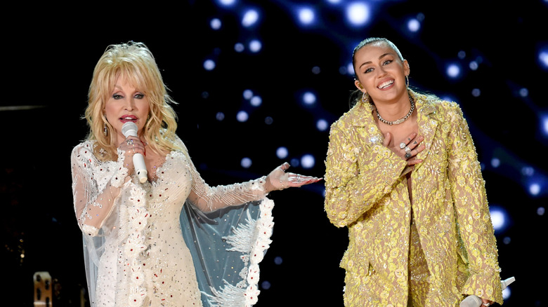 Dolly Parton and Miley Cyrus