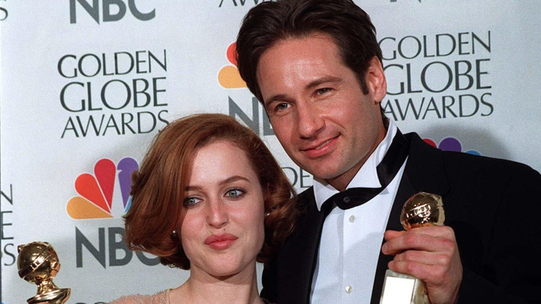 Gillian Anderson and David Duchovny