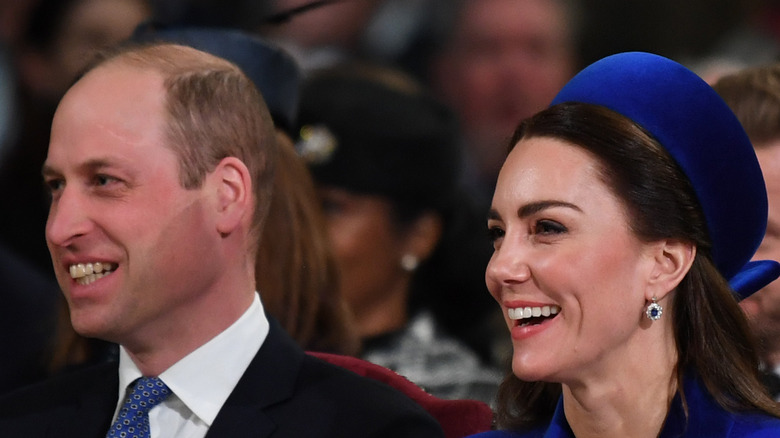 Duke and Duchess of Cambridge attend the Commonwealth Day service ceremony at Westminster Abbey