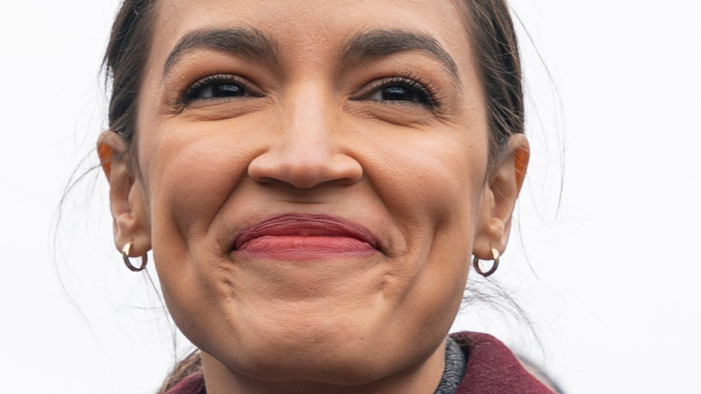 Alexandria Ocasio-Cortez smiling 