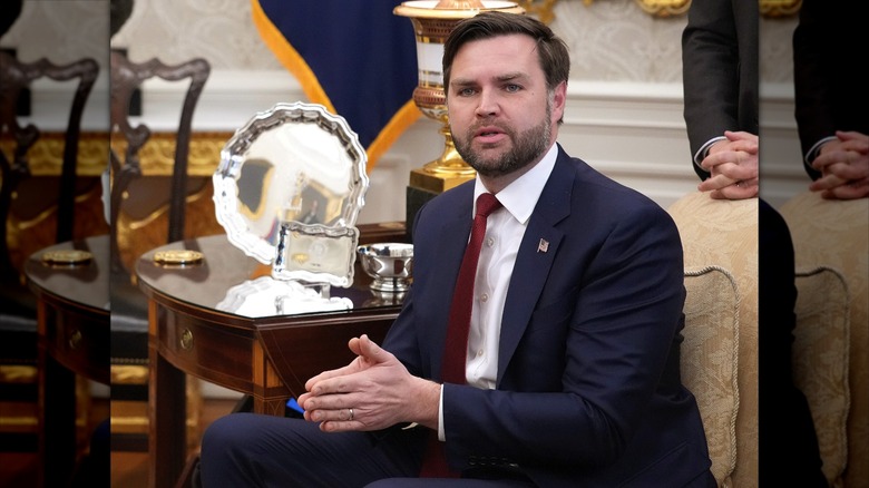 JD Vance speaking in the Oval Office