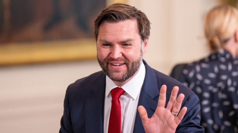 JD Vance waves