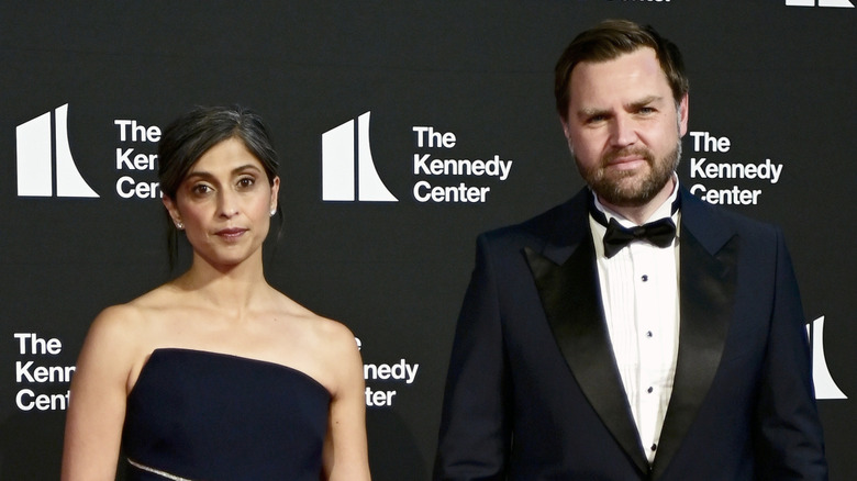 Usha and JD Vance attend an event