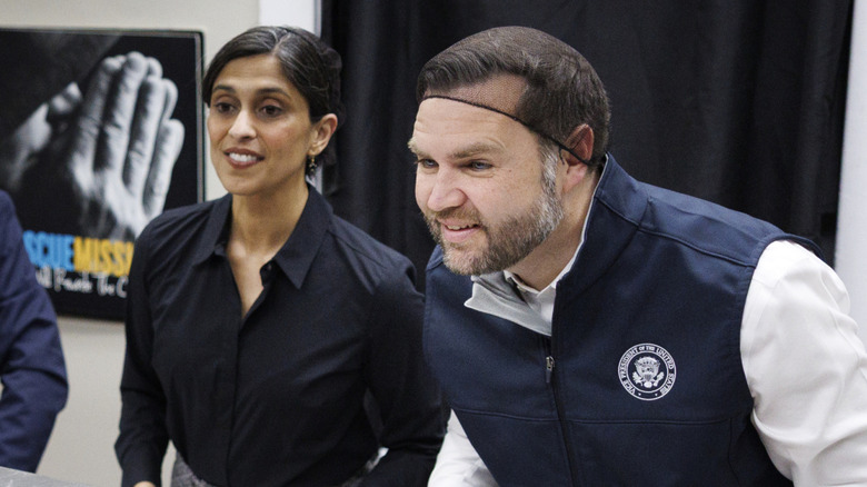 JD Vance and Usha Vance in December 2025