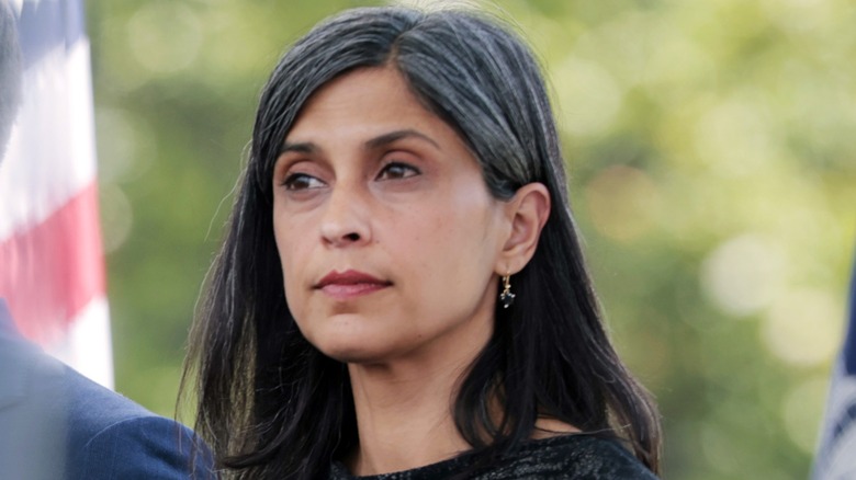 Usha Vance listens during the 44th annual National Peace Officers Memorial Service in Washington, DC (2025)