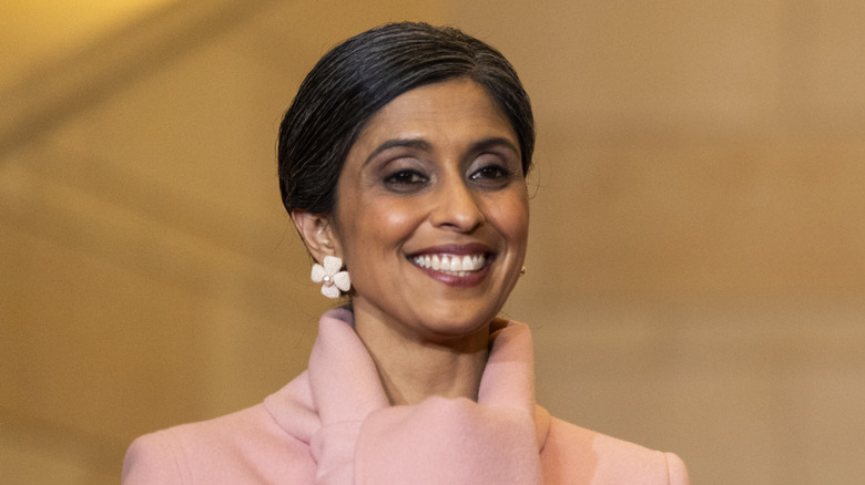Second lady Usha Vance in in Emancipation Hall
