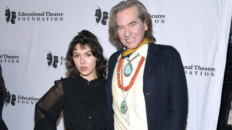 Actors Mercedes Kilmer and Val Kilmer attend the 2019 annual Thespians Go Hollywood Gala at Avalon Hollywood on November 18, 2019 in Los Angeles, California.