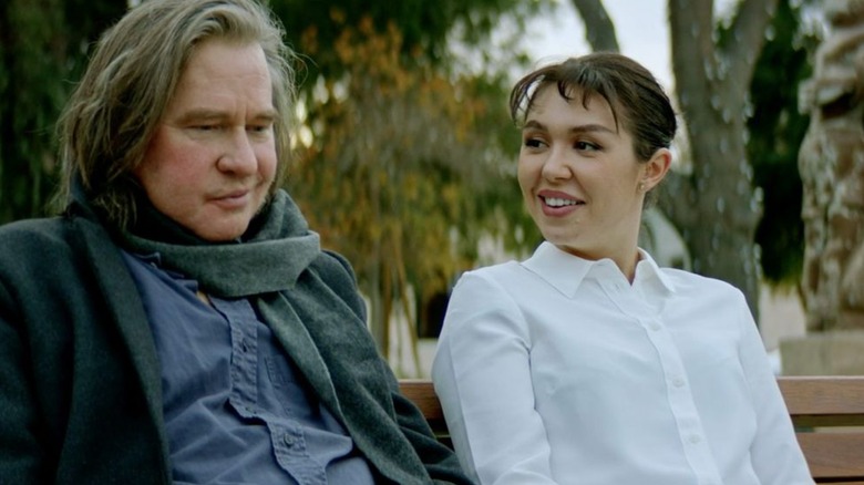 Val Kilmer and daughter Mercedes Kilmer in the 2020 independant crime drama 'Paydirt.'
