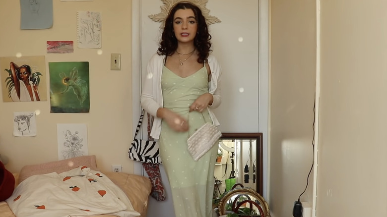 Woman posing