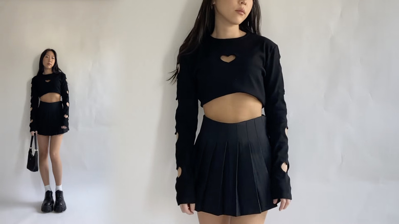 Woman posing
