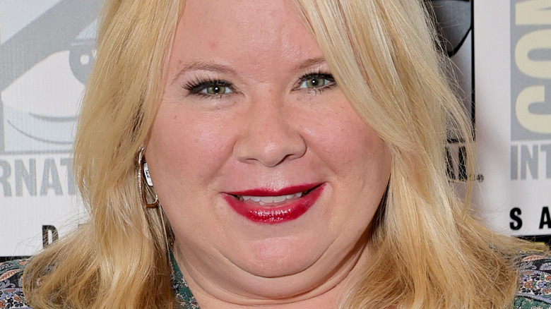 Julie Plec smiling at Comic-Con