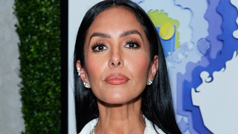 Vanessa Bryant posing at a red carpet event