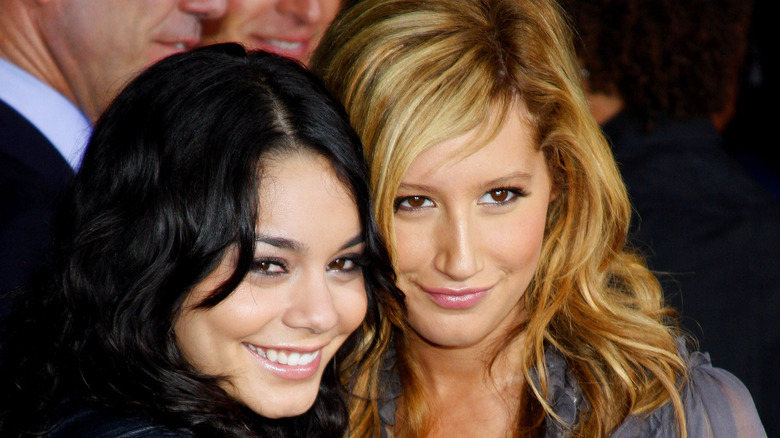 Vanessa Hudgens and Ashley Tisdale hugging