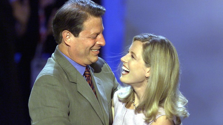 Al Gore and the vice president's kid Karenna Gore