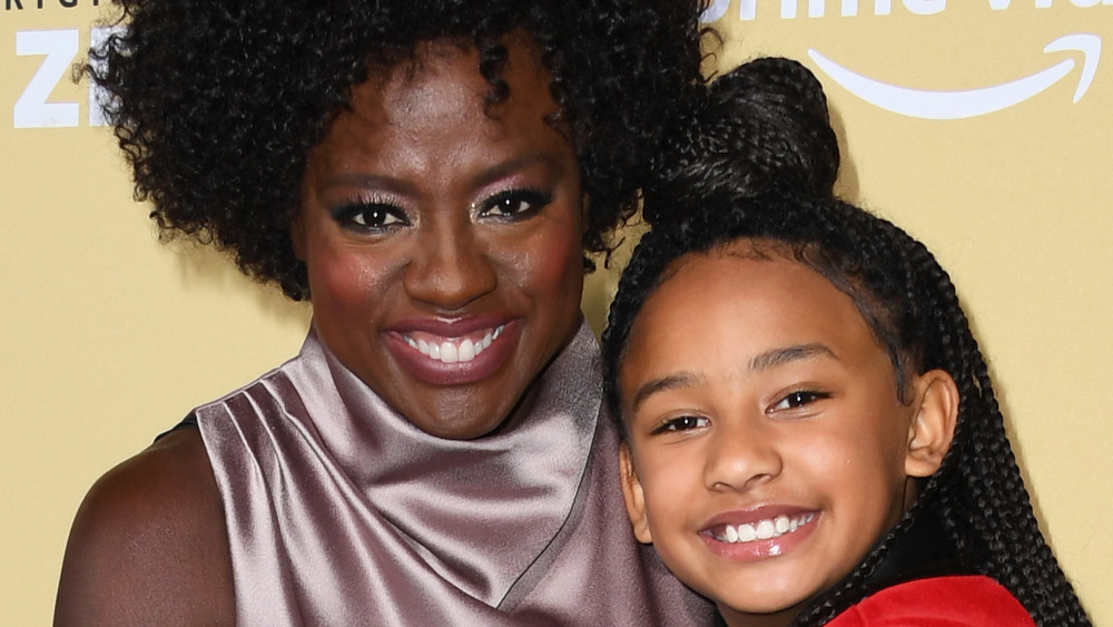 Viola Davis, Genesis Tennon smiling at event