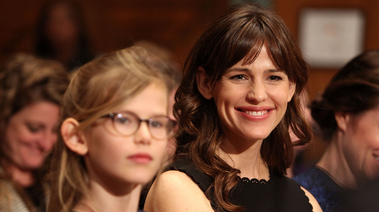 Jennifer Garner and Violet Affleck