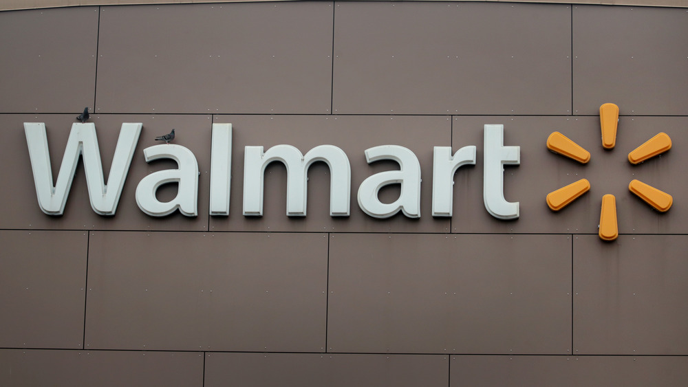 Walmart signage outside store