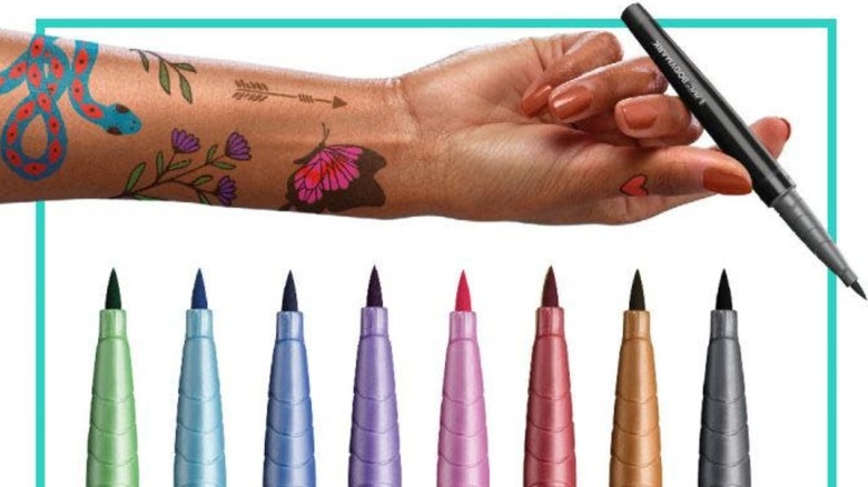 BIC BodyMark Temporary Tattoo Markers for Skin, Color Collection