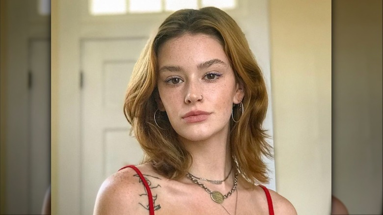 woman with layered haircut