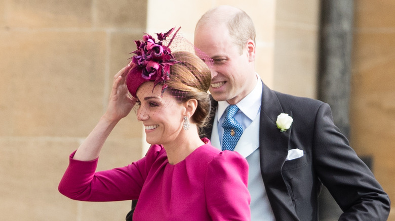 Princess Catherine and Prince William walking