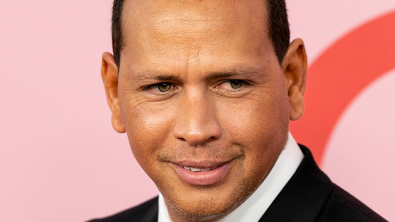 close up of Alex Rodriguez