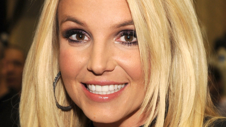 Britney Spears smiling