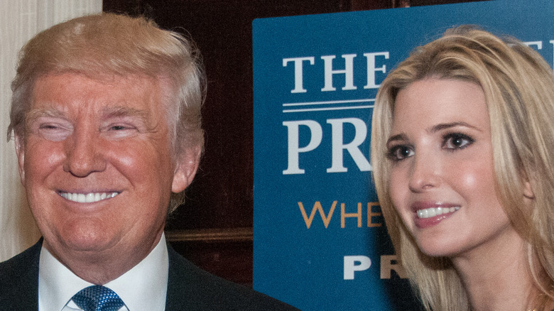 Donald and Ivanka Trump smiling 