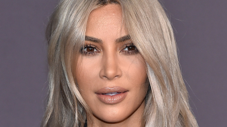 Kim Kardashian close up