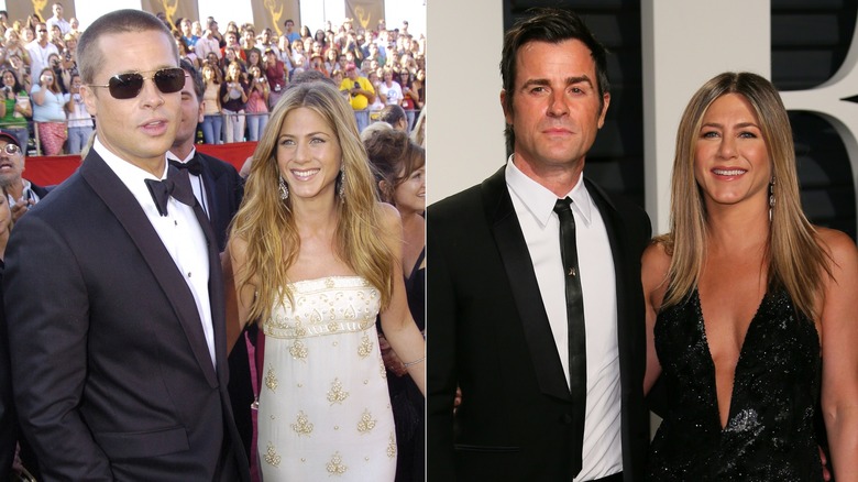 Jen & Brad, Jen & Justin