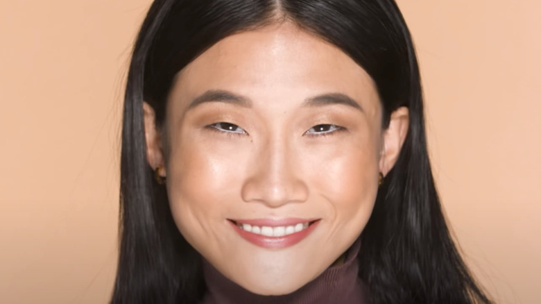 Young Asian woman smiling